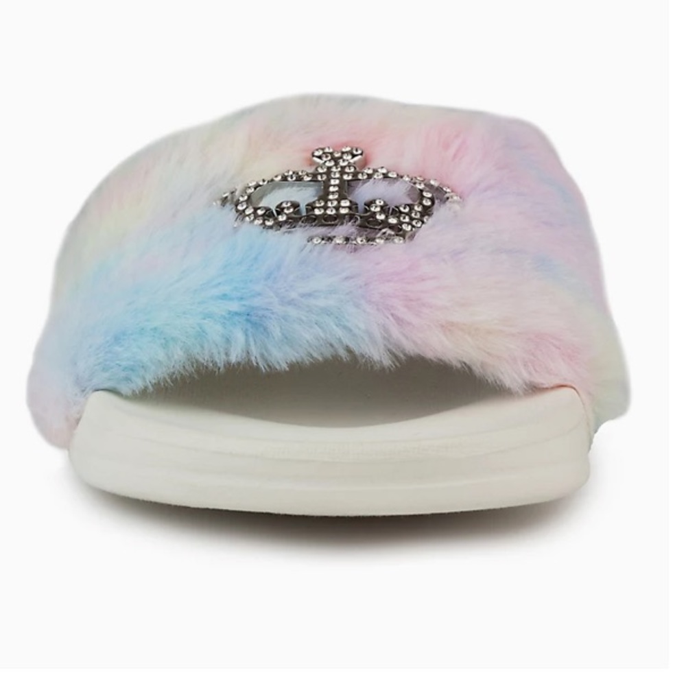 NIB Juicy Couture Windy Womens Tie Dye Slide Sandals - Picture 2 of 7